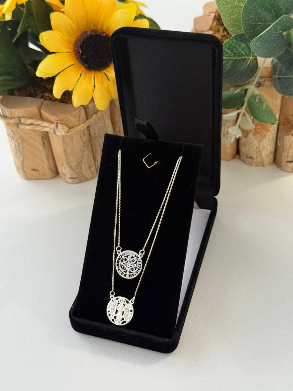 Amaro Joias - escapulário religioso São Bento