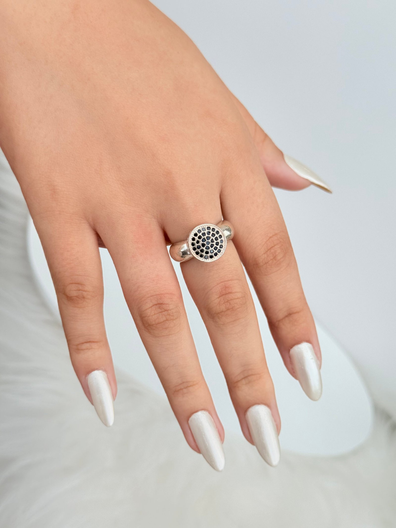 ANEL CHUVEIRO EM PRATA 925