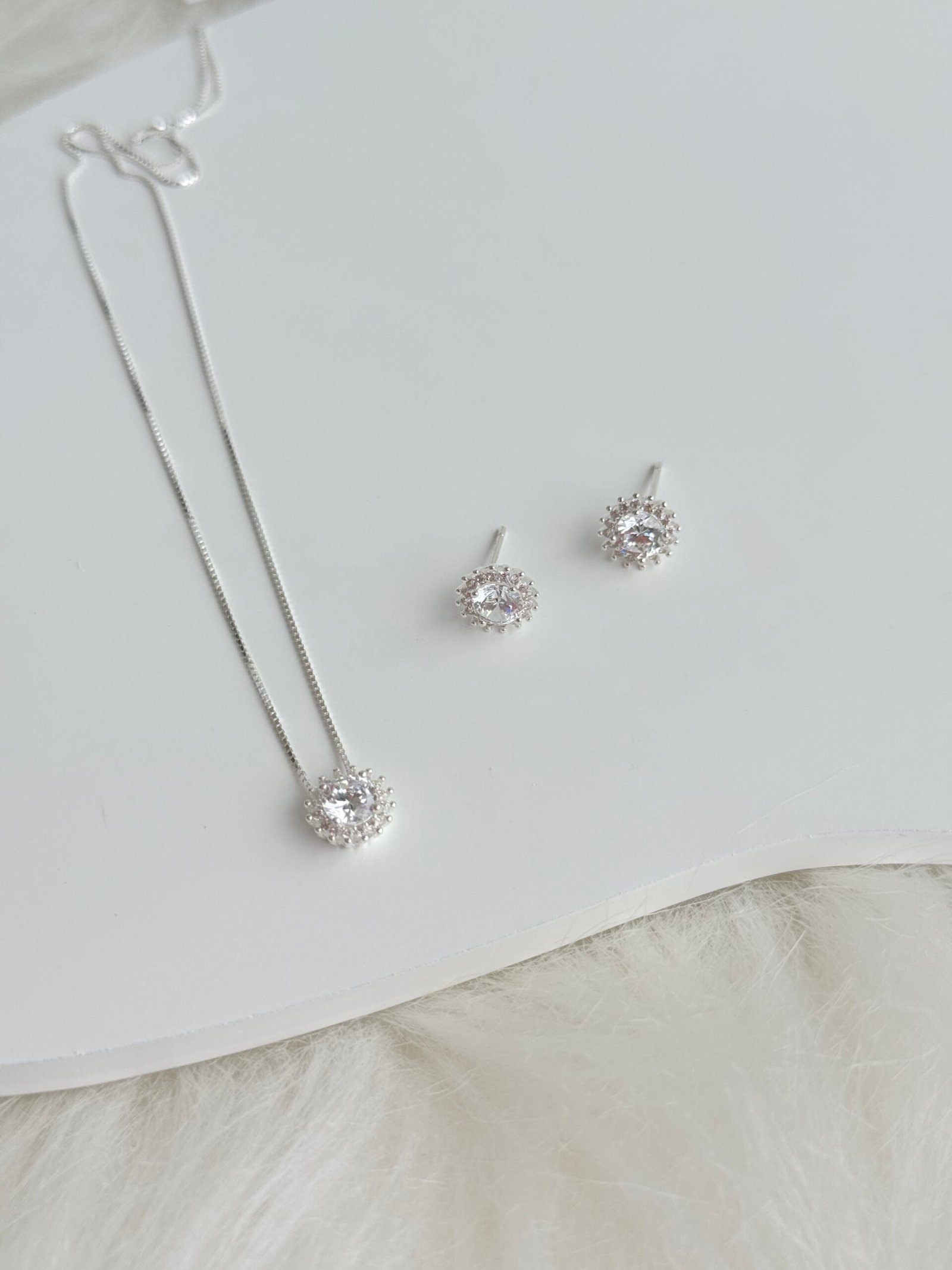 CONJUNTO PRATA 925 COLAR/BRINCOS