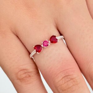 ANEL BRANCA DE NEVE EM PRATA 925