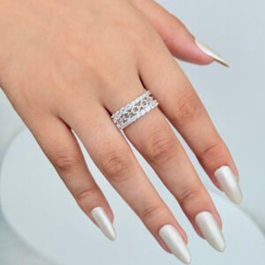 ANEL CORRENTE EM PRATA 925