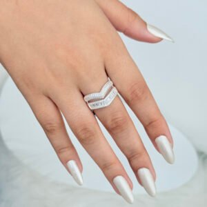 ANEL 2 AROS EM PRATA 925