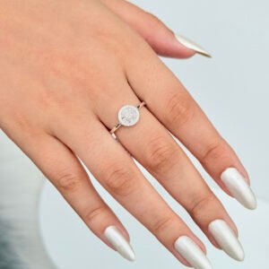 ANEL PIZZA EM PRATA 925