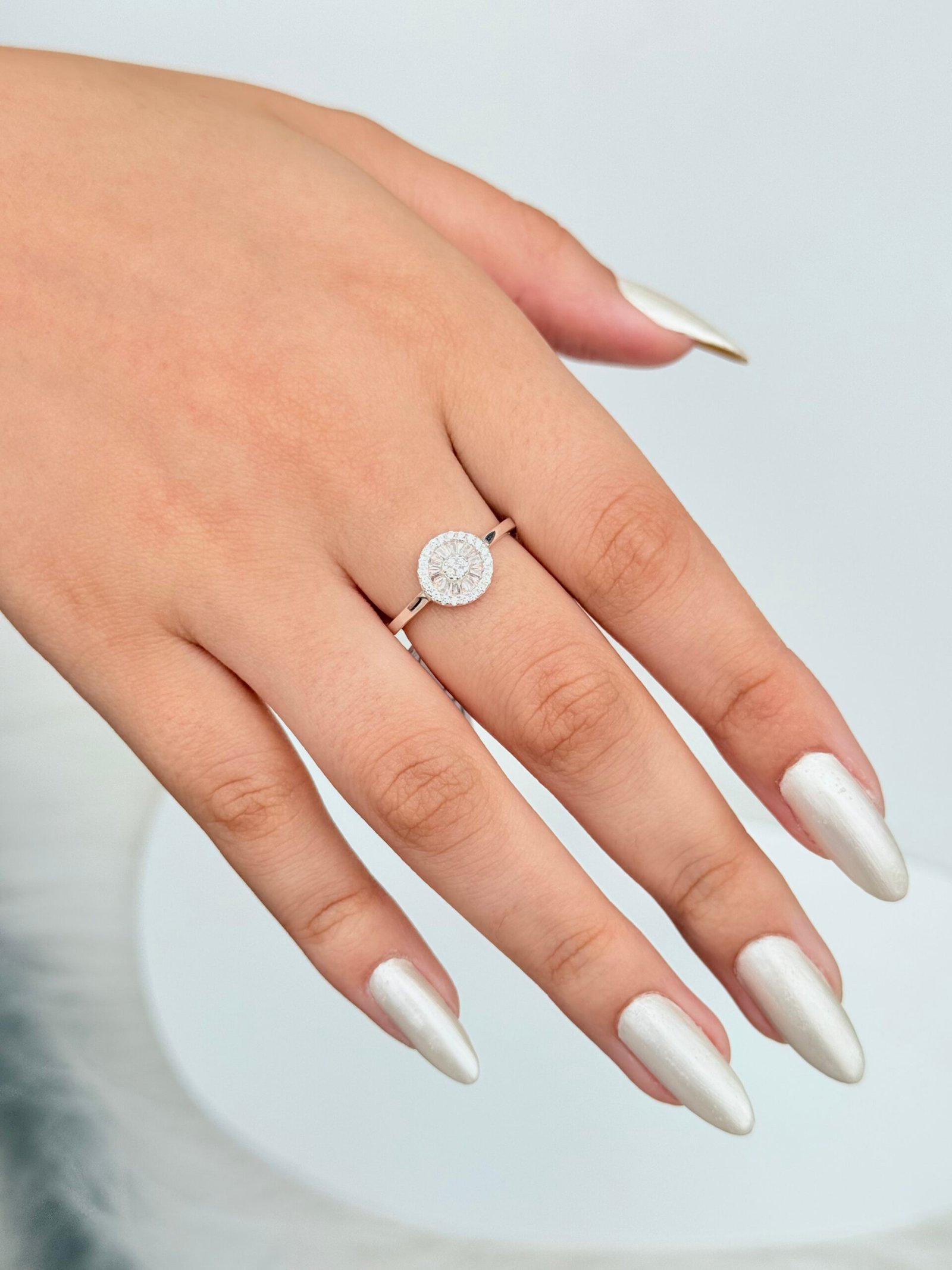 ANEL PIZZA EM PRATA 925