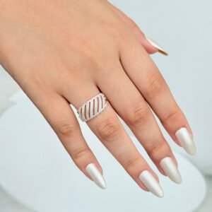 ANEL TRABALHADO EM PRATA 925