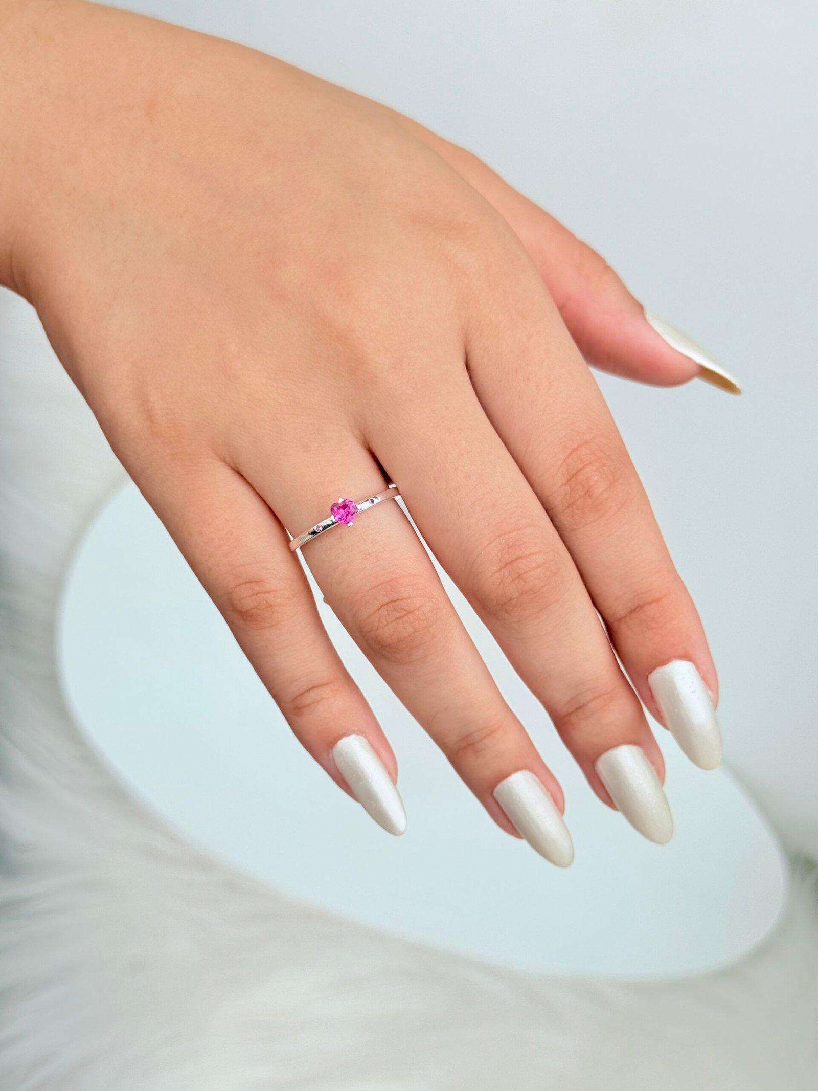 ANEL SOLITÁRIO PRATA 925