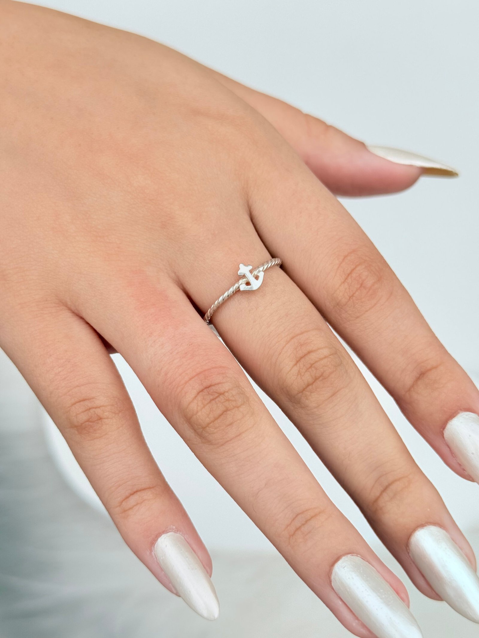 ANEL EM PRATA 925 ANCORA