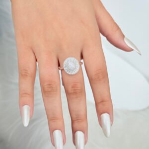 ANEL PRATA 925 GIRASSOL