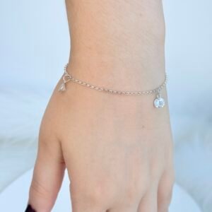 PULSEIRA PRATA 925 CRISTAIS