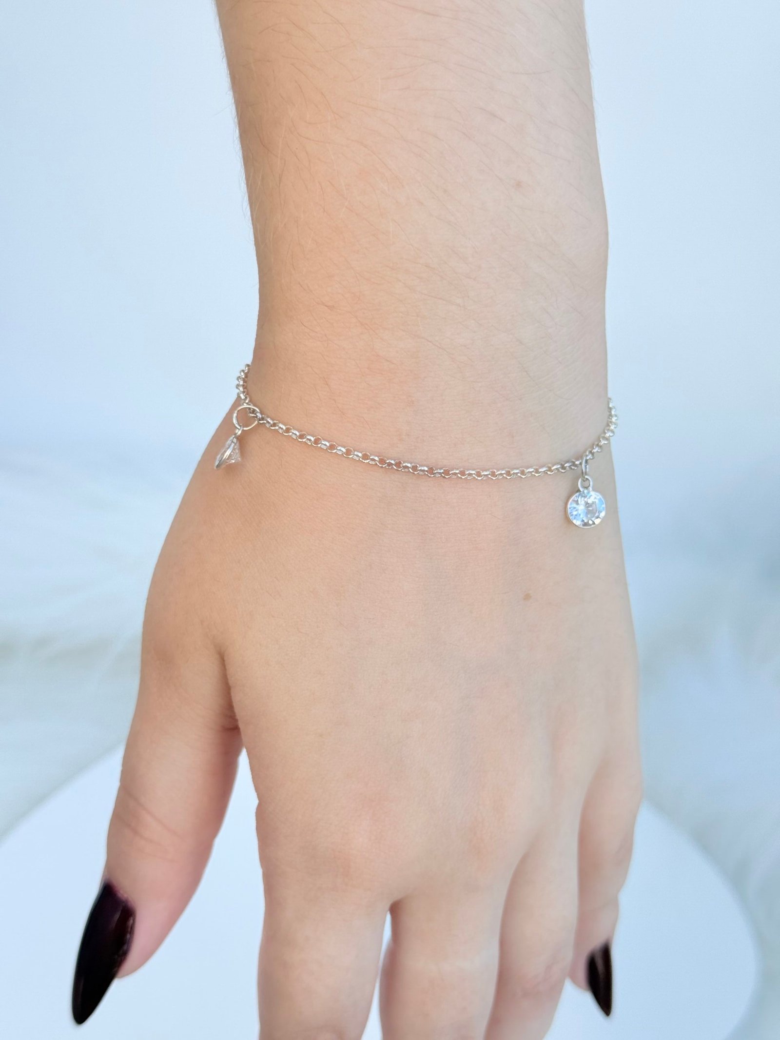 PULSEIRA PRATA 925 CRISTAIS