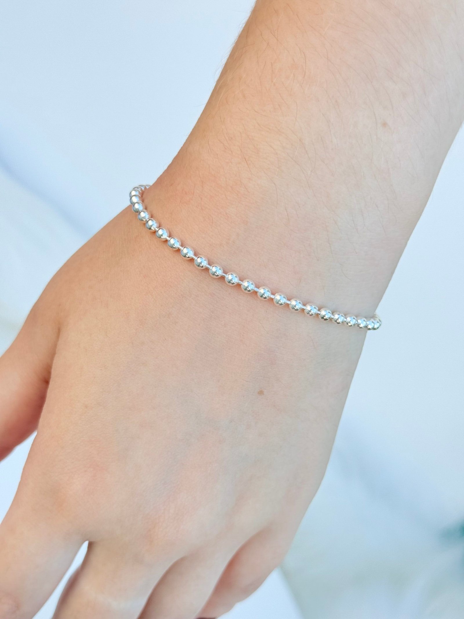 PULSEIRA EM PRATA 925 BOLINHAS