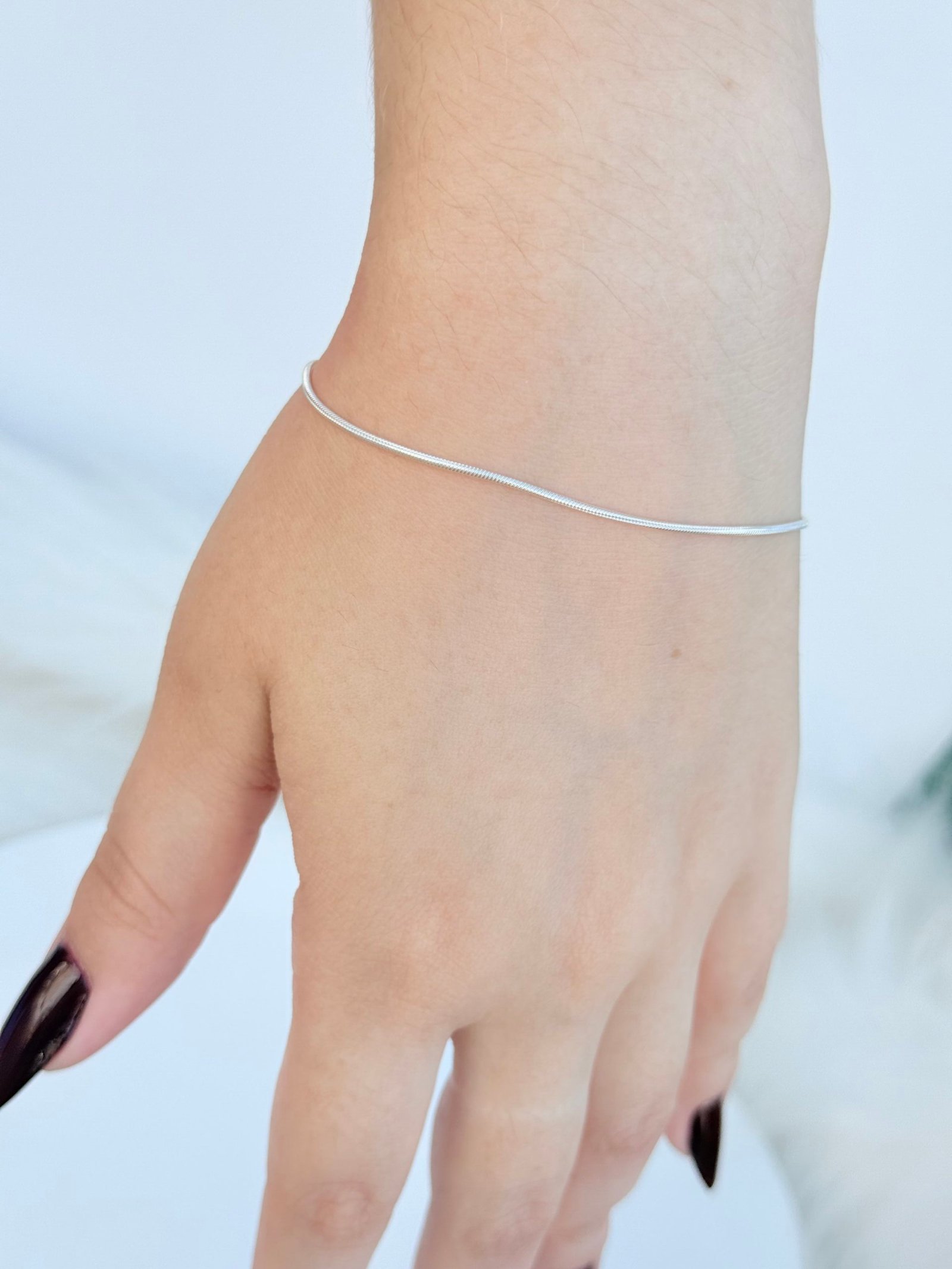 PULSEIRA EM PRATA 925 RABO DE RATO