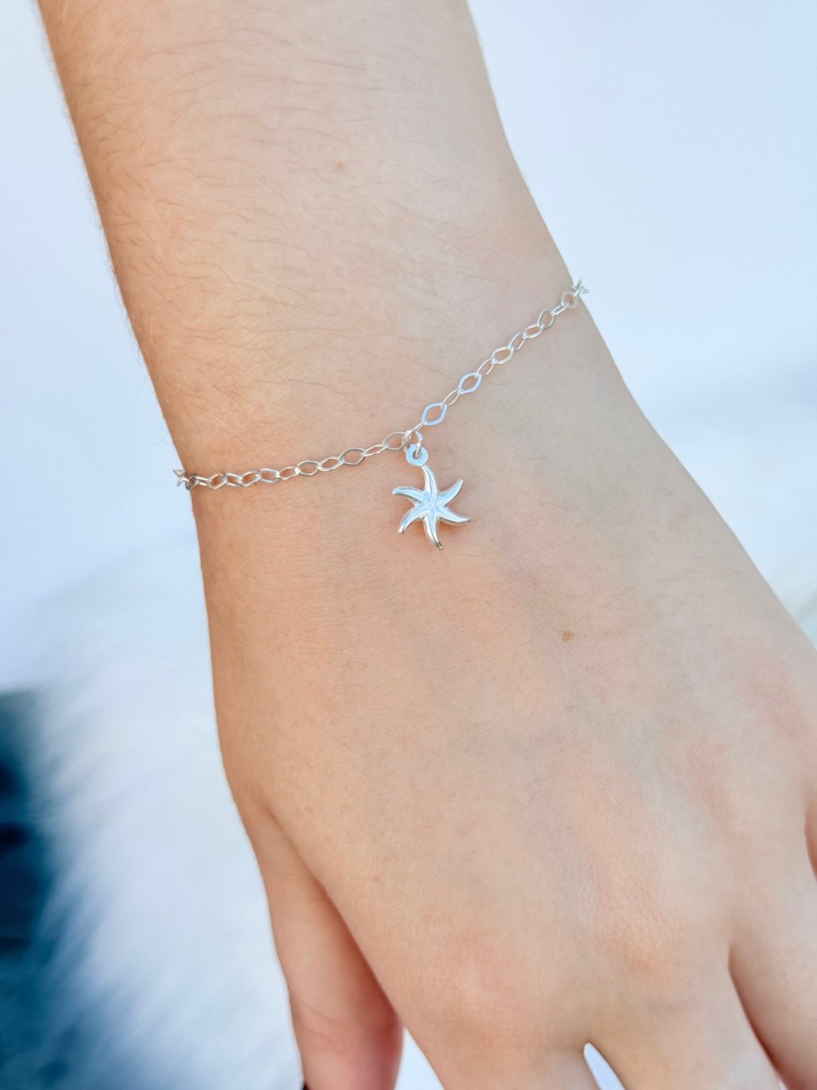 PULSEIRA EM PRATA 925 ESTRELA DO MAR