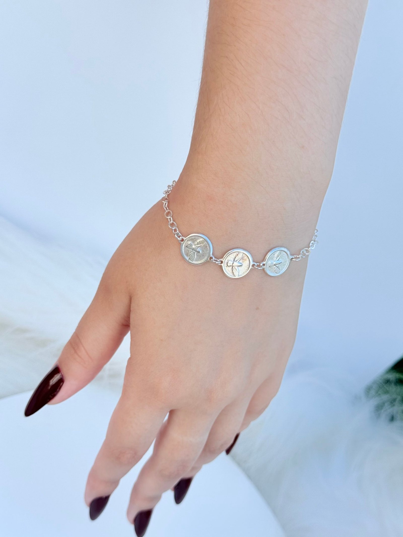 PULSEIRA EM PRATA 925 DIVINO ESPIRITO SANTO