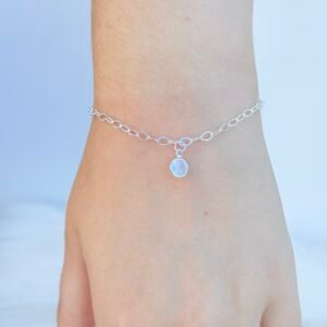 PULSEIRA EM PRATA 925 PONTO DE LUZ