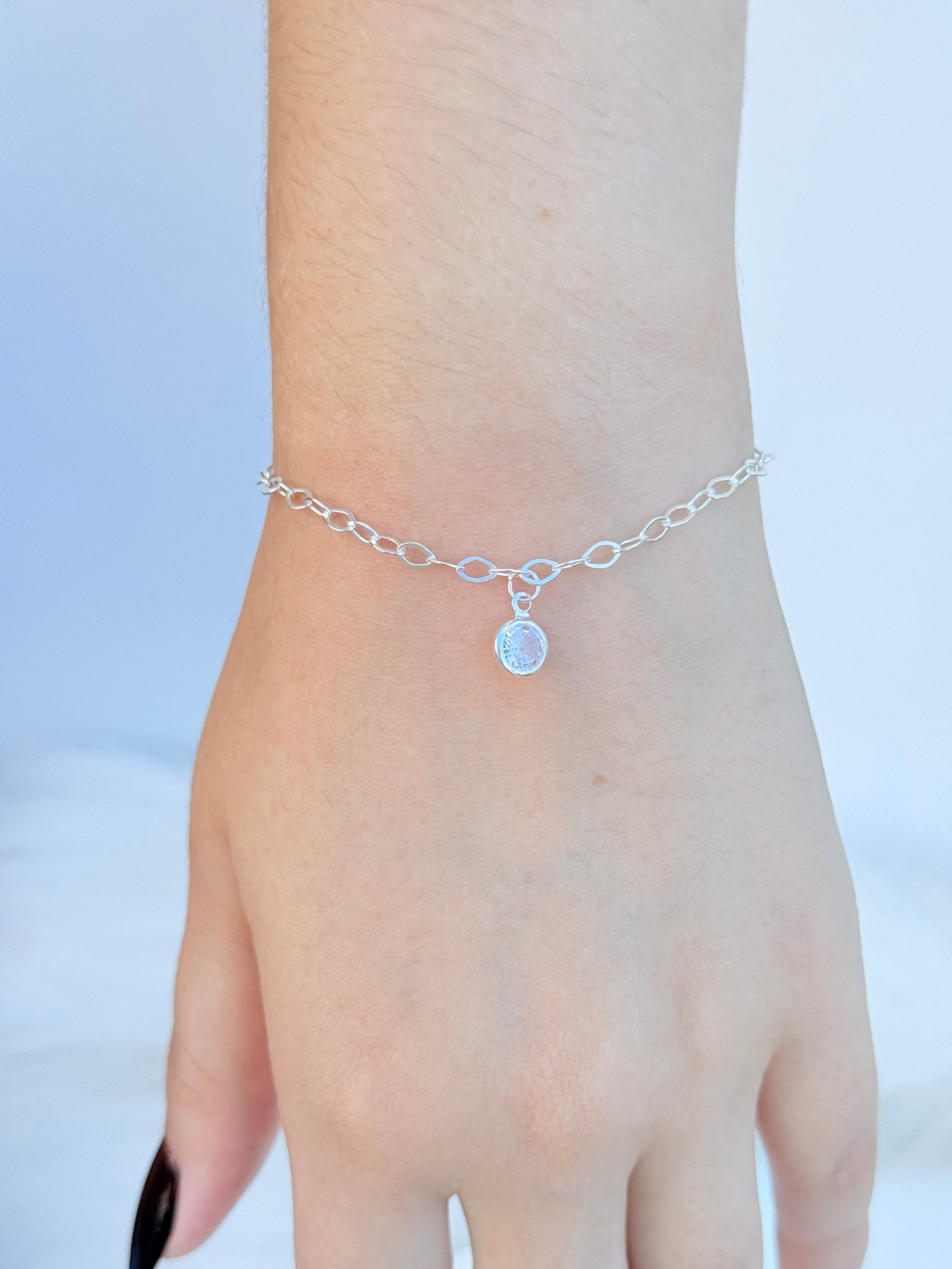PULSEIRA EM PRATA 925 PONTO DE LUZ