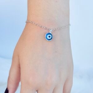 PULSEIRA EM PRATA 925 OLHO GREGO