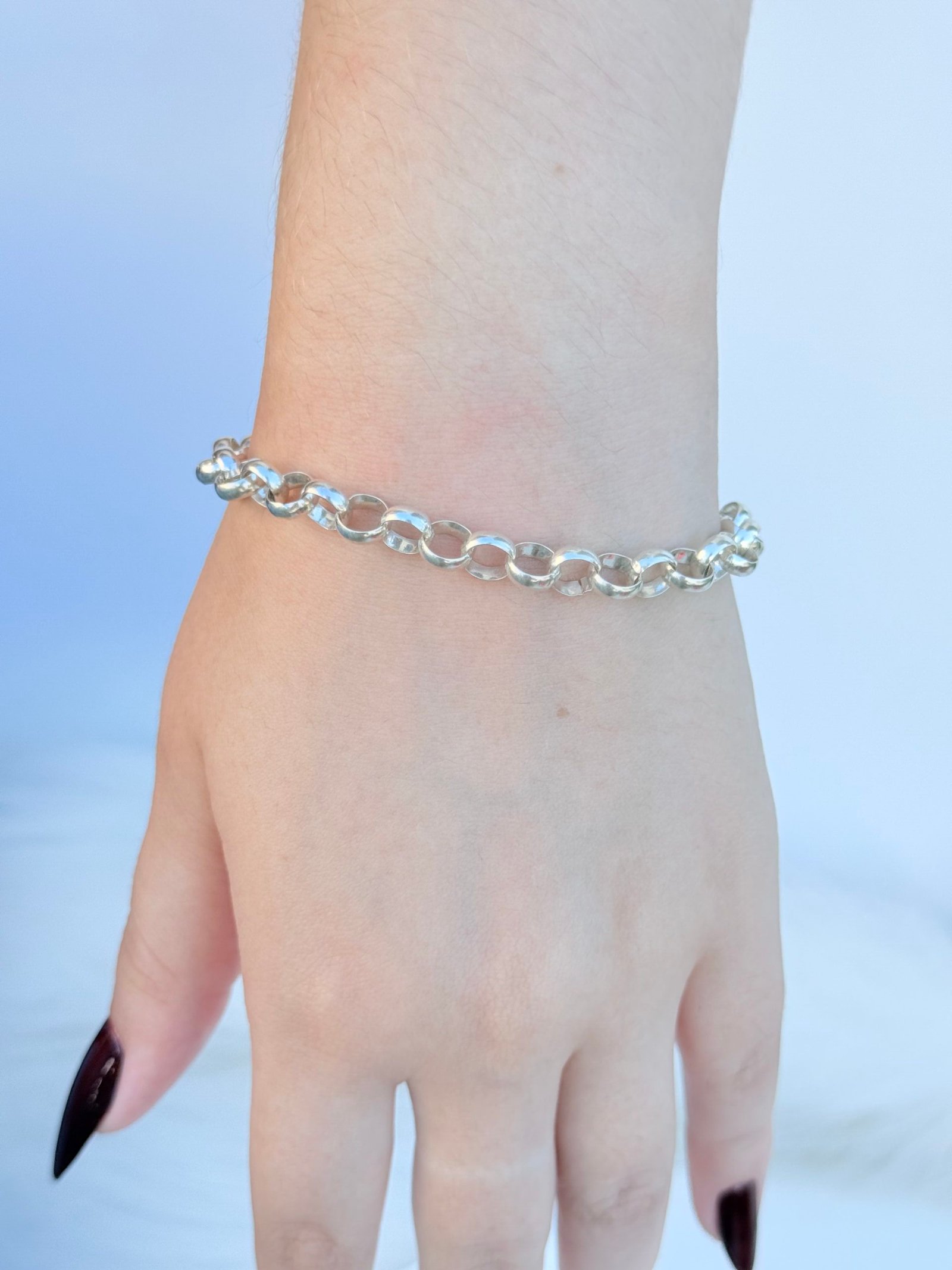 PULSEIRA EM PRATA 925 //PORTUGUESA 6MM