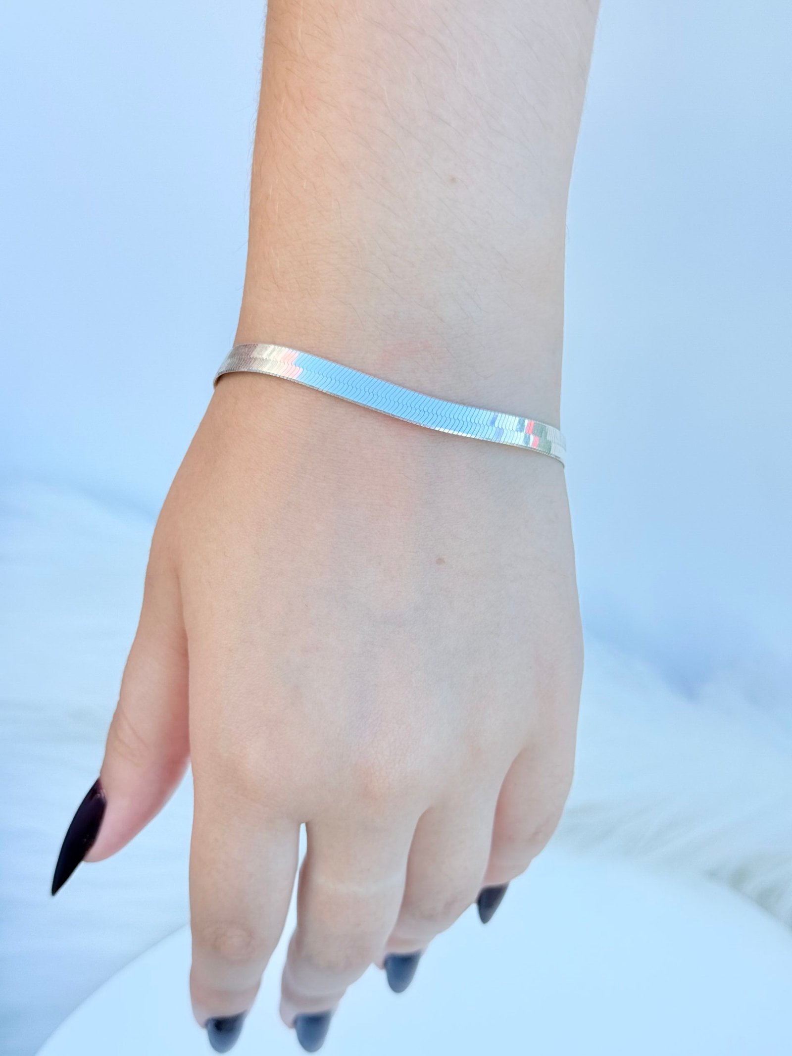 PULSEIRA EM PRATA 925 (LAMINADA) 5MM