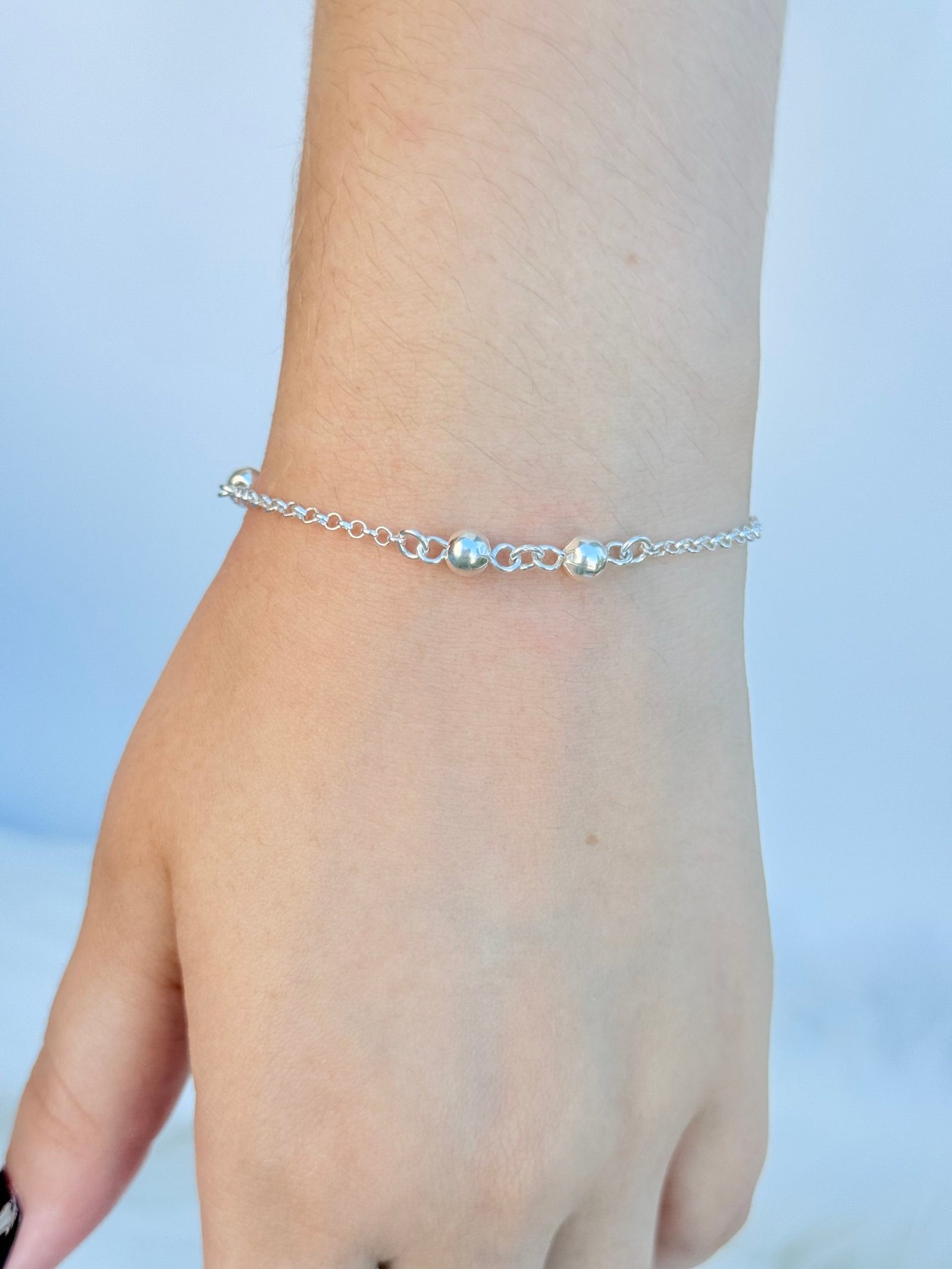 PULSEIRA EM PRATA 925 ESFERAS