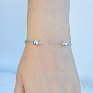 PULSEIRA EM PRATA 925 ESFERAS