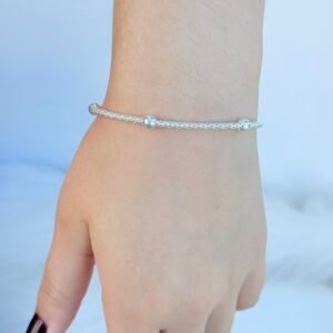 PULSEIRA EM PRATA 925 ESFERAS