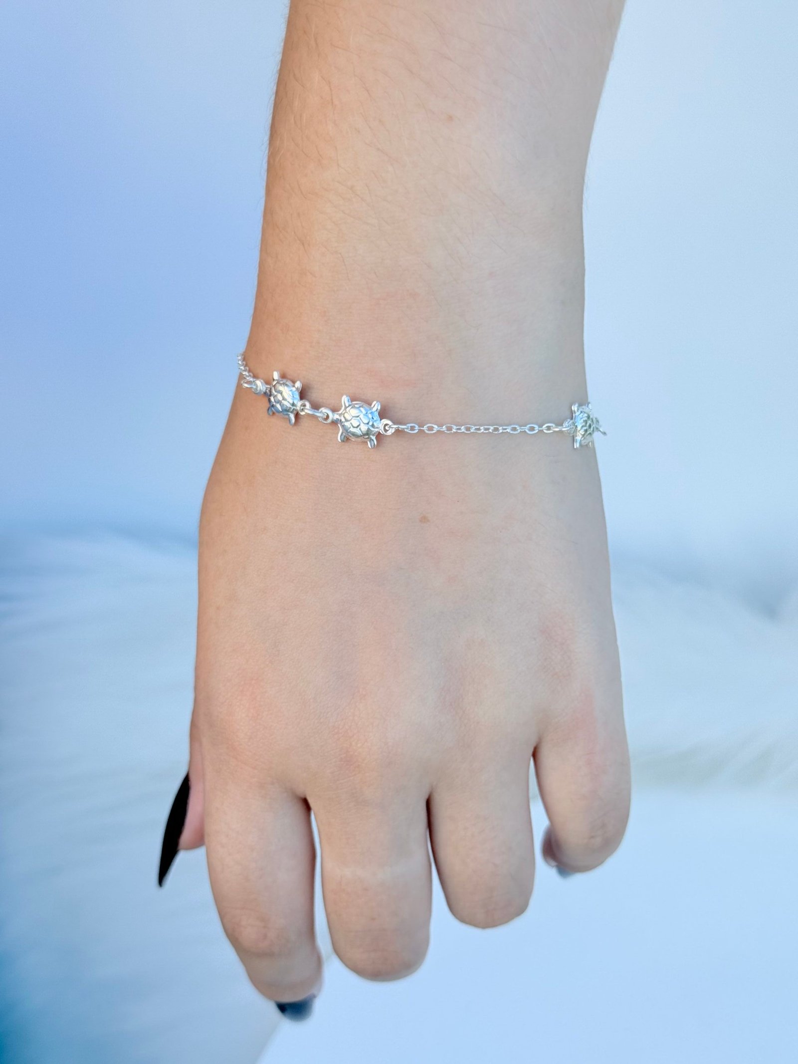 PULSEIRA EM PRATA 925 TARTARUGA