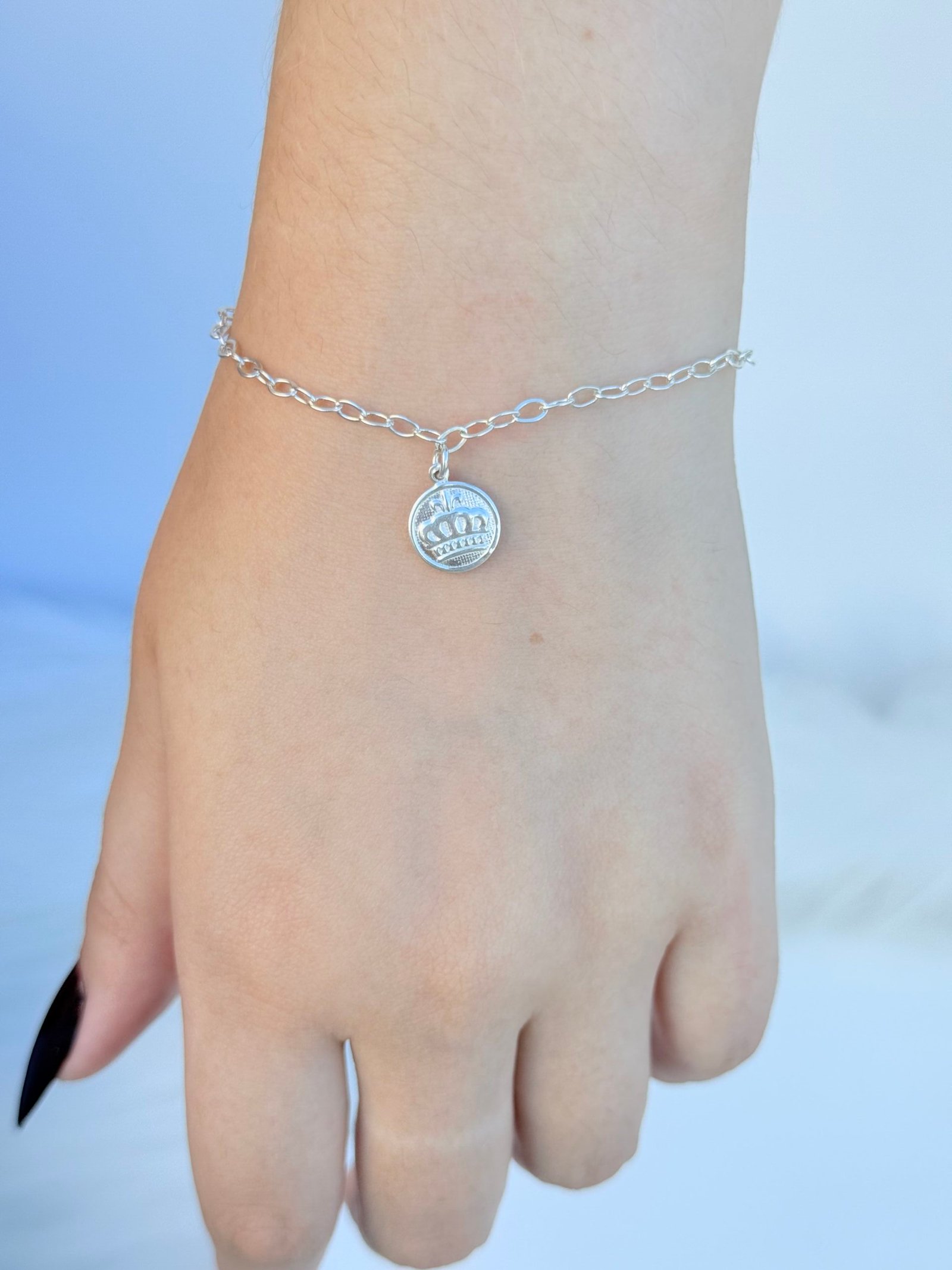 PULSEIRA EM PRATA 925 COROA