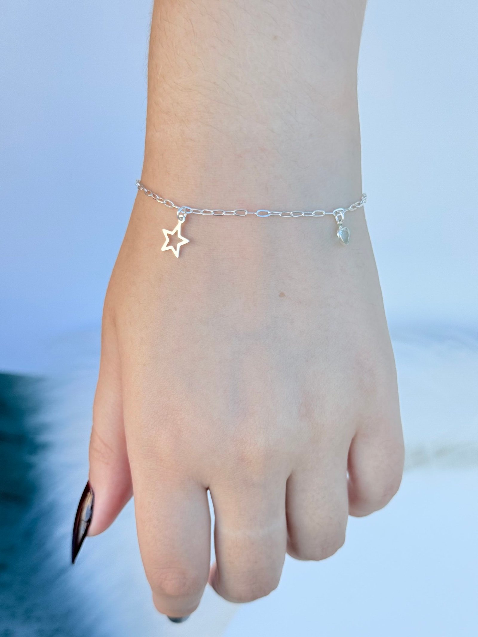 PULSEIRA EM PRATA 925 ESTRELA