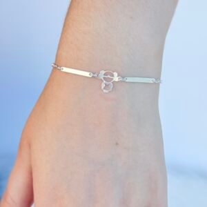 PULSEIRA EM PRATA 925 MENINA