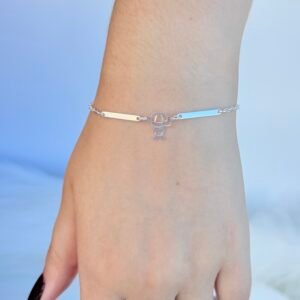 PULSEIRA EM PRATA 925 MENINO