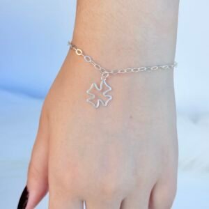 PULSEIRA EM PRATA 925 TREVO