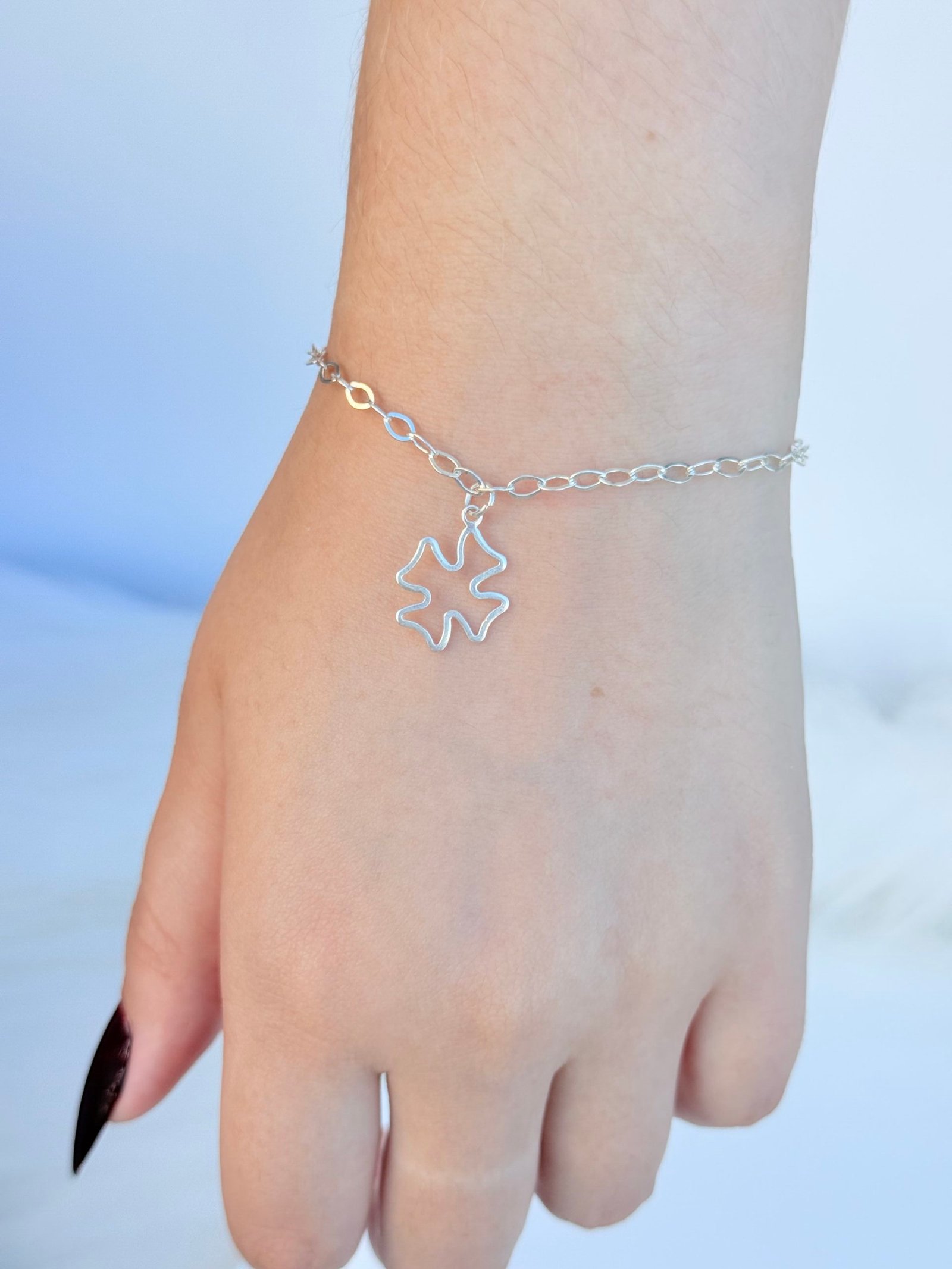 PULSEIRA EM PRATA 925 TREVO