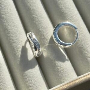 ARGOLA CLICKER EM PRATA 925