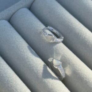 ARGOLA CLICKER EM PRATA 925