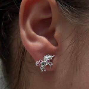 BRINCO EM PRATA 925 UNICÓRNIO