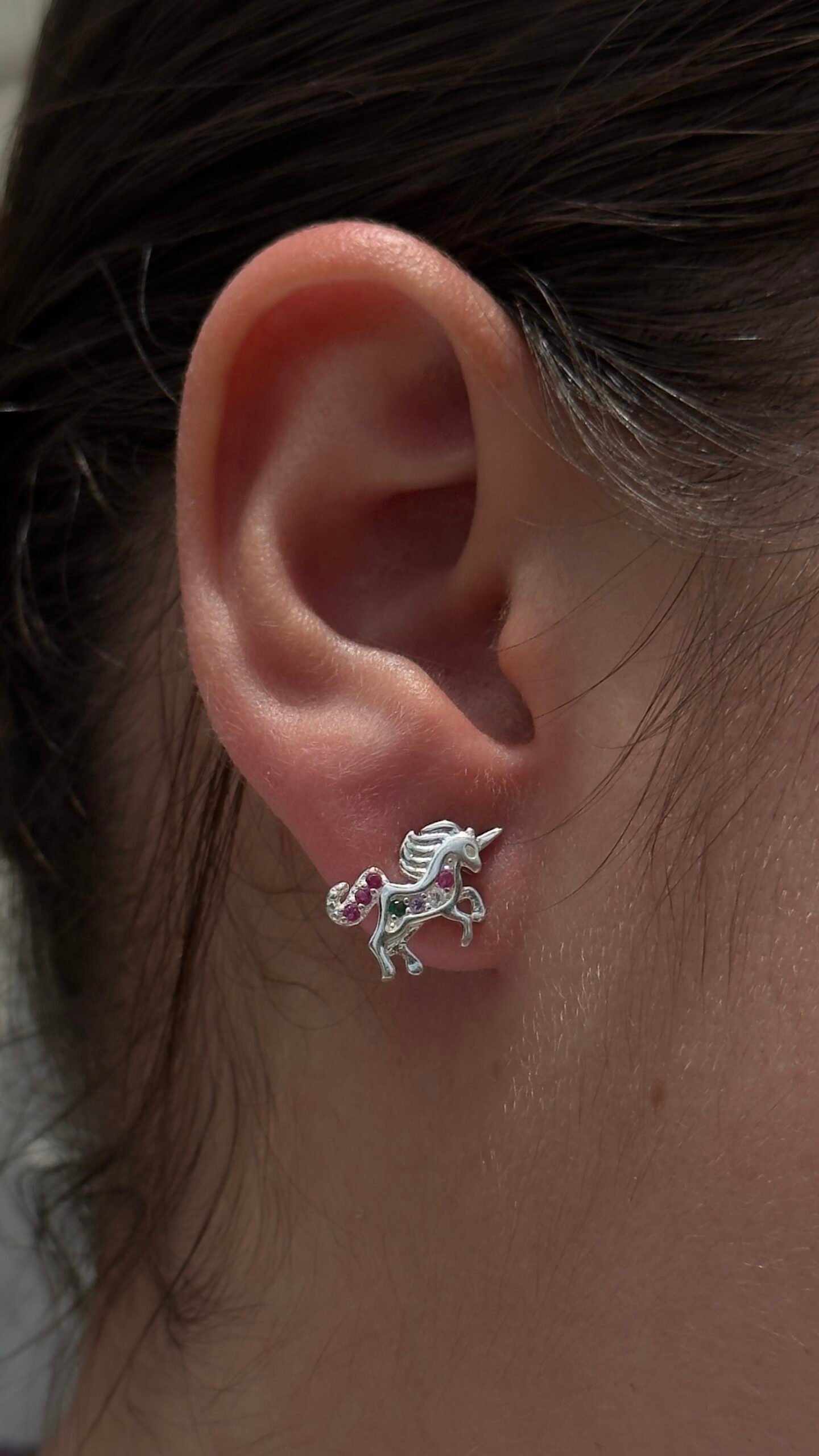 BRINCO EM PRATA 925 UNICÓRNIO