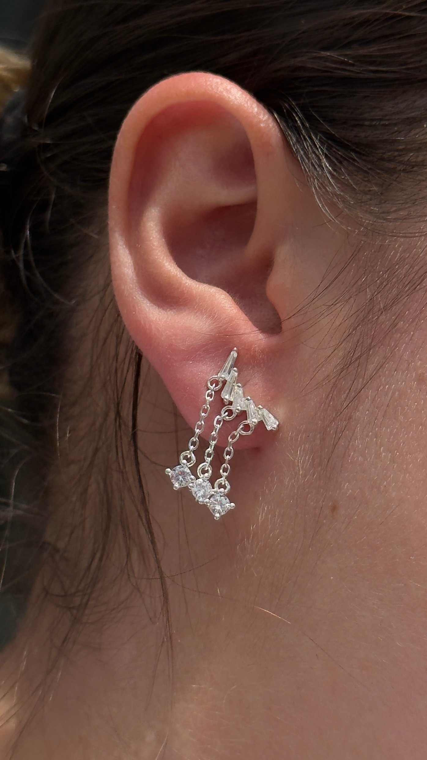 BRINCO EM PRATA 925 CORRENTE