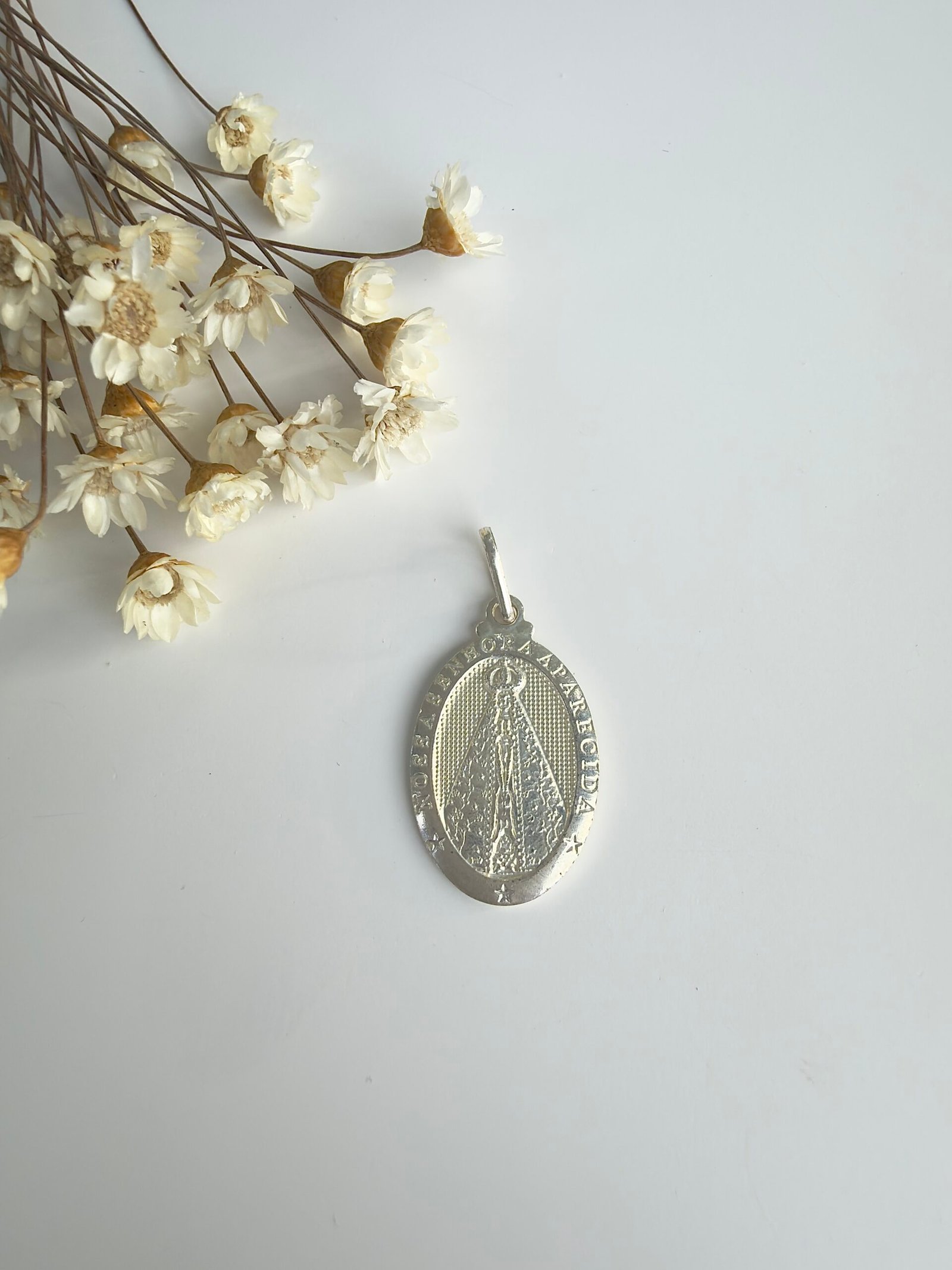 PINGENTE PRATA 925 NOSSA SENHORA APARECIDA