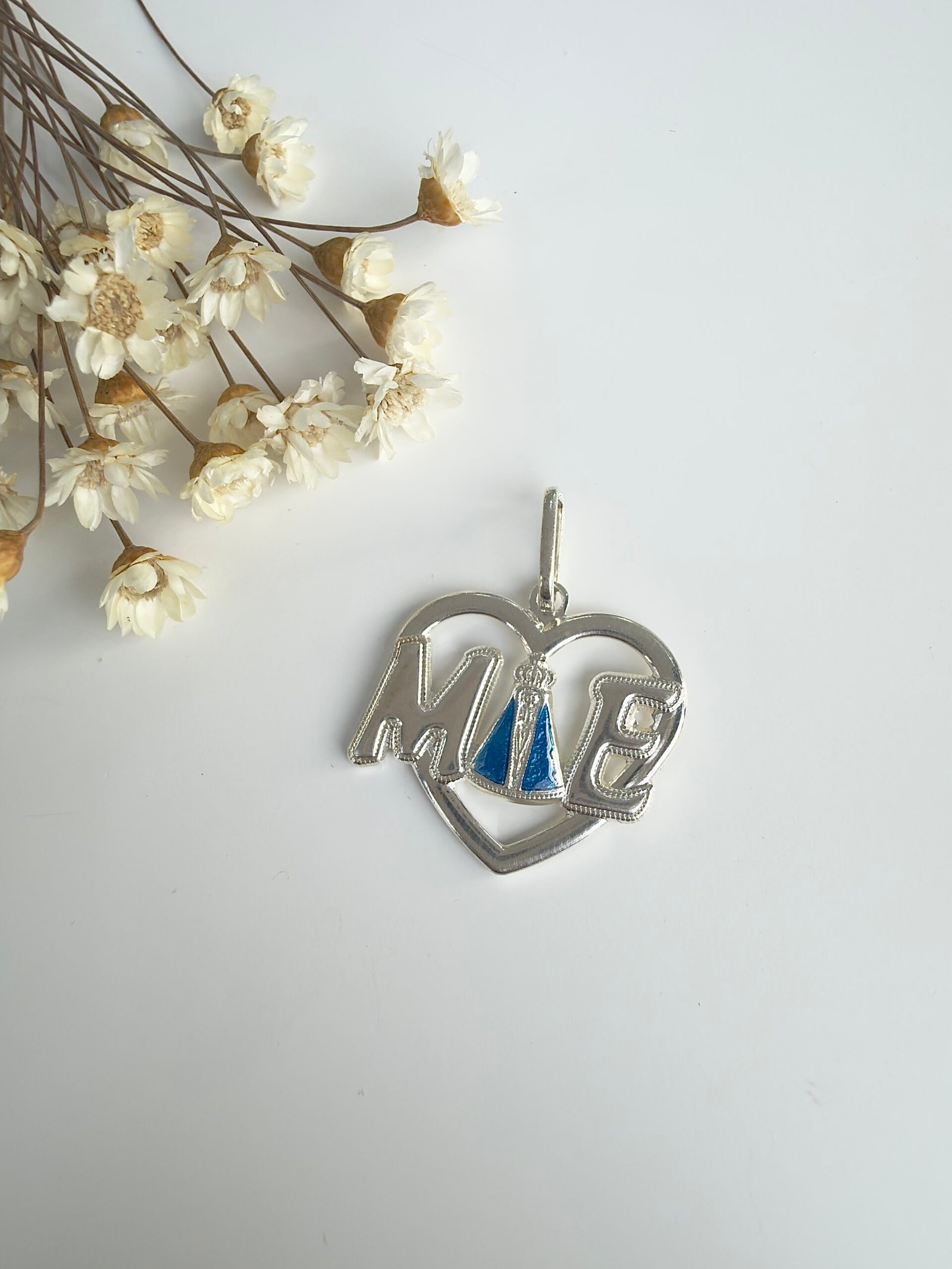 PINGENTE PRATA 925 NOSSA SENHORA APARECIDA
