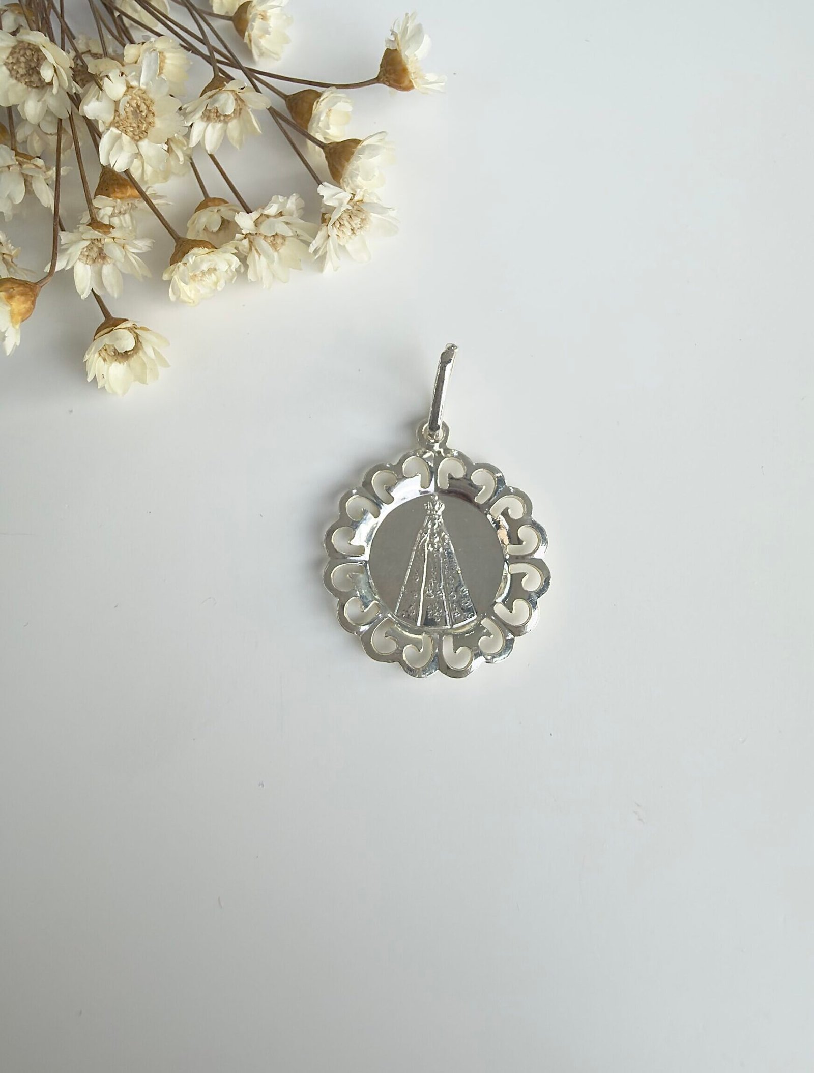 PINGENTE PRATA 925 NOSSA SENHORA APARECIDA