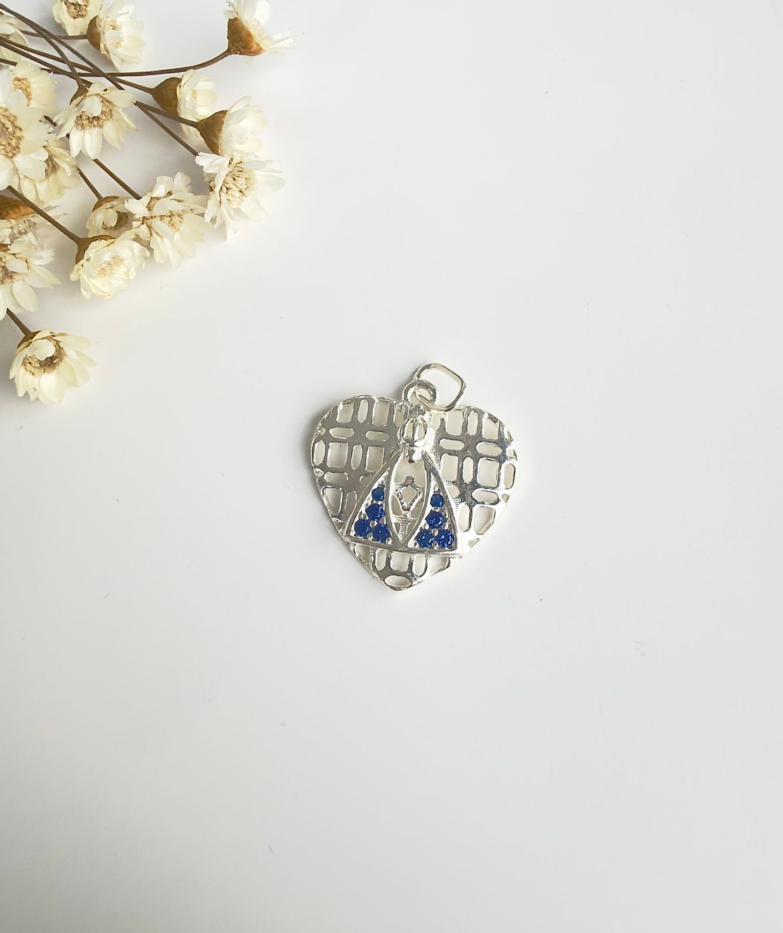 PINGENTE PRATA 925 NOSSA SENHORA APARECIDA