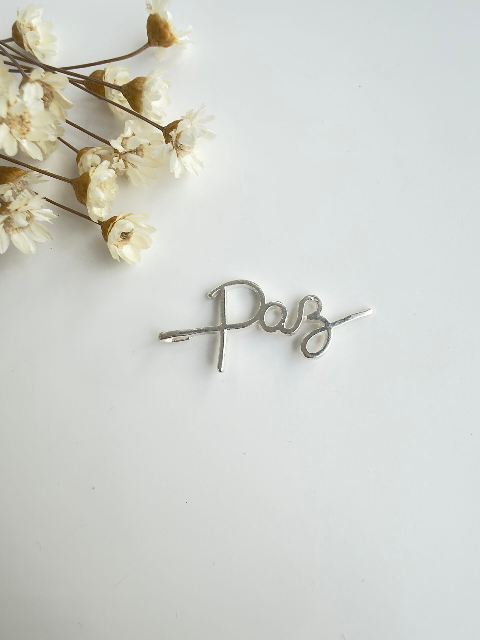 PINGENTE PRATA 925 PAZ