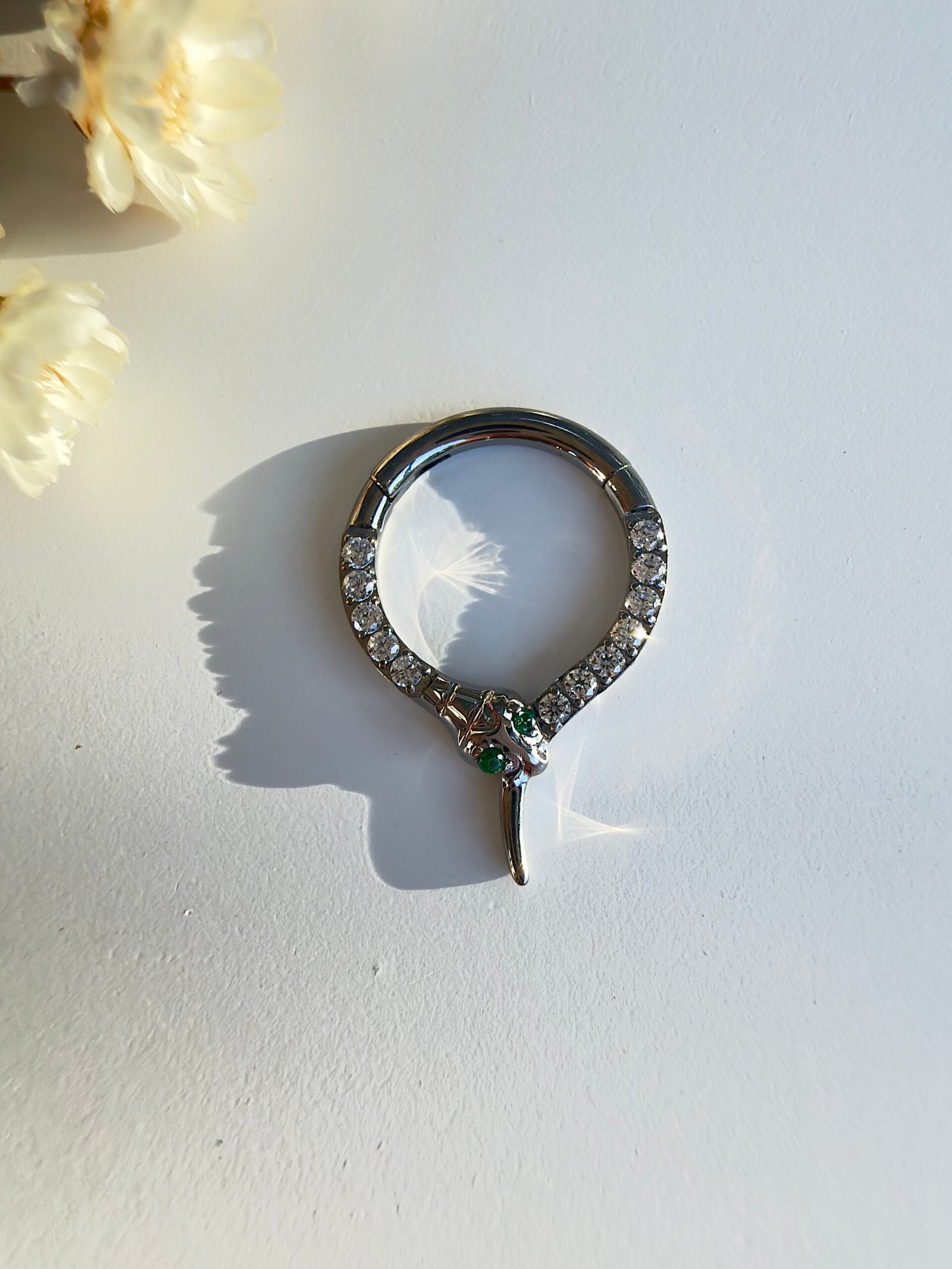 PIERCING TITÂNIO SEG CLICKER DAITH COBRA