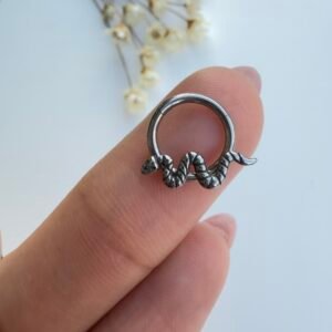 PIERCING TITÂNIO SEG CLICKER DAITH COBRA