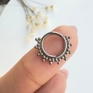 PIERCING TITÂNIO SEG CLICKER DAITH TRIBALL