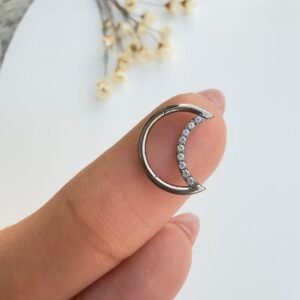 PIERCING TITÂNIO SEG CLICKER DAITH LUA