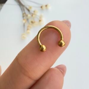 PIERCING TITÂNIO SEG CLICKER DAITH FERRADURA