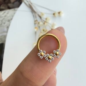 PIERCING TITÂNIO SEG CLICKER DAITH 3 MARIAS