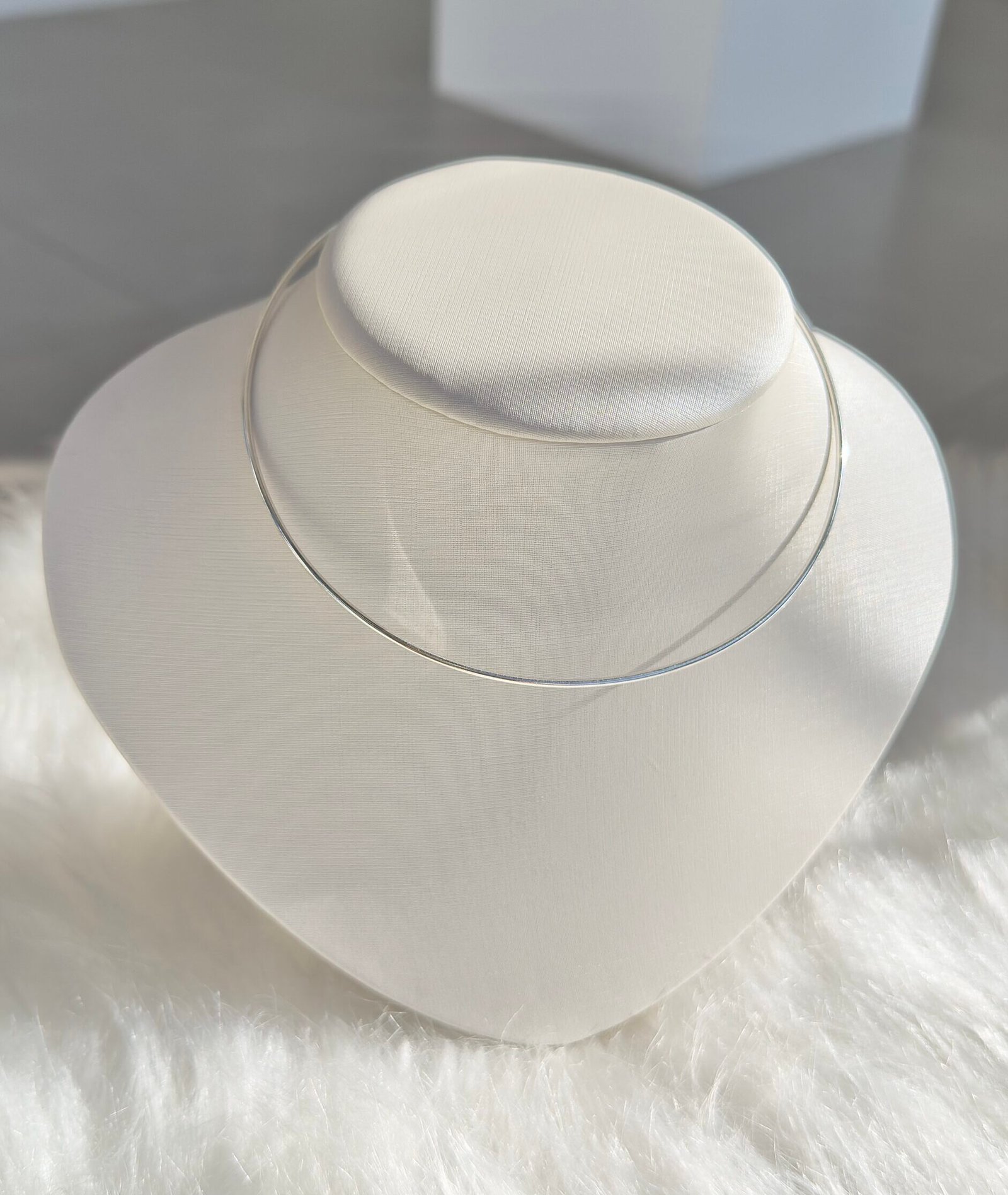 CHOKER PRATA 925 ARO LISO